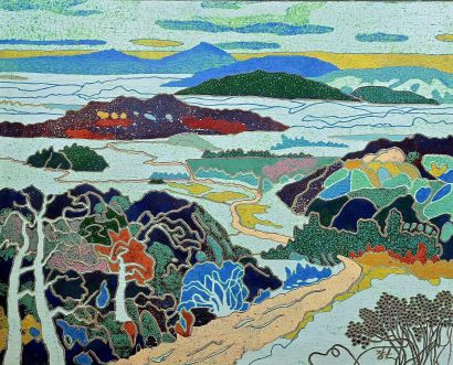 Randomicity -시골 - a Paint Artowrk by Jang Chil Choi 